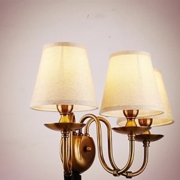 Applique da parete Luci da lettura Mini Style Rustic Lodge Metallo