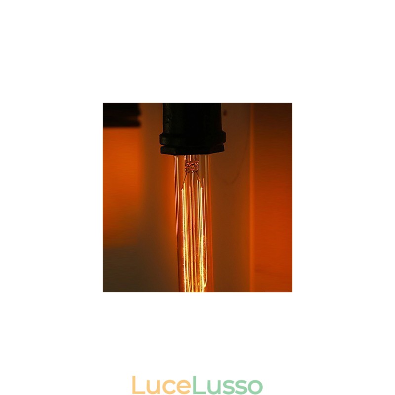 Mini applique da parete in stile rustico Lodge in metallo