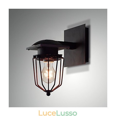 Lampade da parete retrò in ferro battuto, lampada da parete antica a testa singola, lampada da parete ricordata, lampada da parete in ferro battuto americano vintage, piccole gabbie Lampade da parete retrò in ferro battuto, lampada da parete antica a testa singola, lampada da parete ricordata, lampada da parete in ferro battuto americano vintage, piccole gabbie