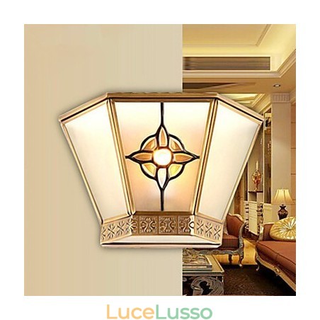 Applique da parete Mini Style Tradizionale Classico Metallo