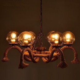 Lampadario Mini Stile Vintage Metallo