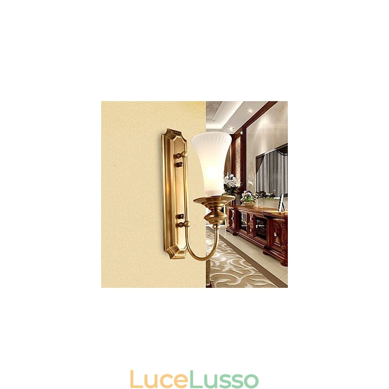 Applique da parete Mini Style Tradizionale Classico Metallo