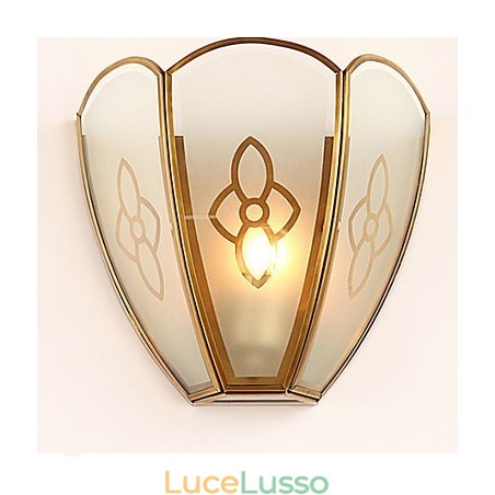 Applique da parete Mini Style Tradizionale Classico Metallo Applique da parete Mini Style Tradizionale Classico Metallo