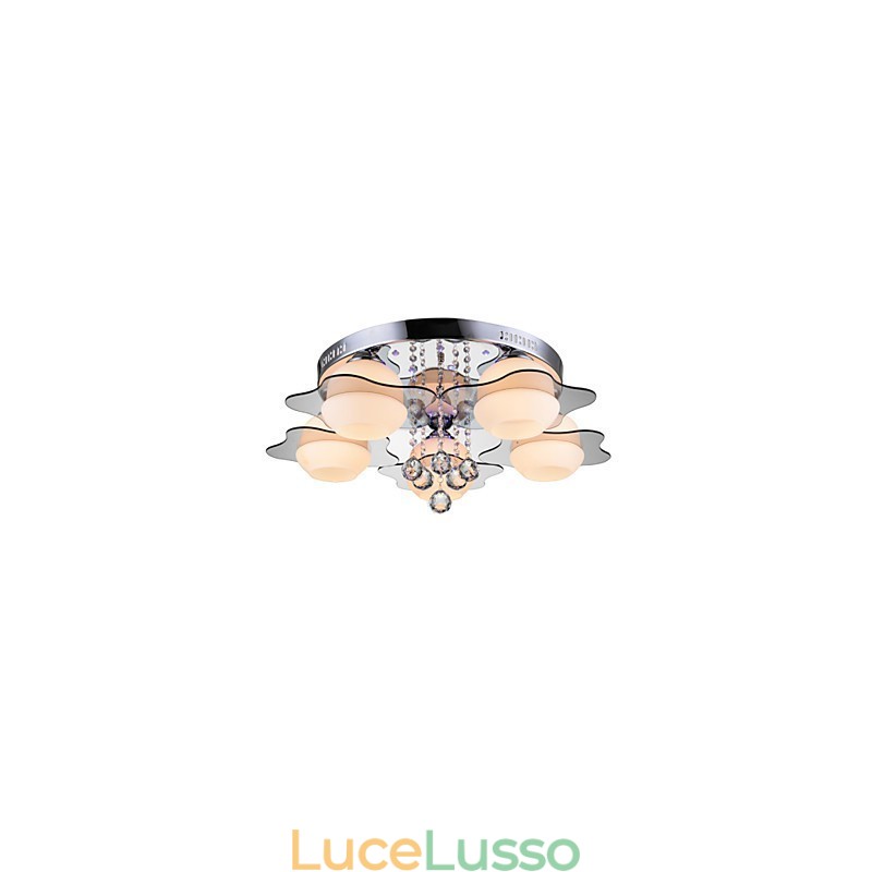Telecomando 5 luci con luce da soffitto moderna blu rossa da montare a filo