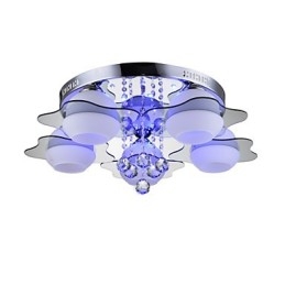 Telecomando 5 luci con luce da soffitto moderna blu rossa da montare a filo