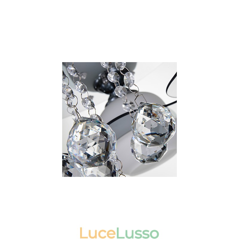 Telecomando 5 luci con luce da soffitto moderna blu rossa da montare a filo