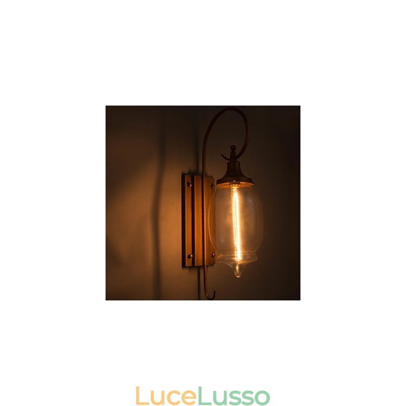 Applique per la casa Applique minimalista per interni Corridoio Lampada in ferro battuto Lampade da comodino per camera da letto Soggiorno