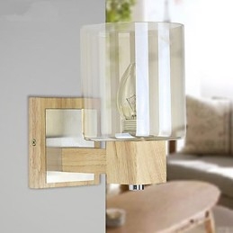 Applique da parete Mini Style Tradizionale Classico Legno Bambù