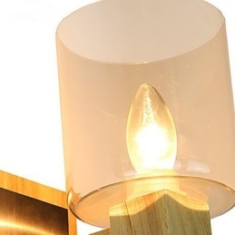 Applique da parete Mini Style Tradizionale Classico Legno Bambù