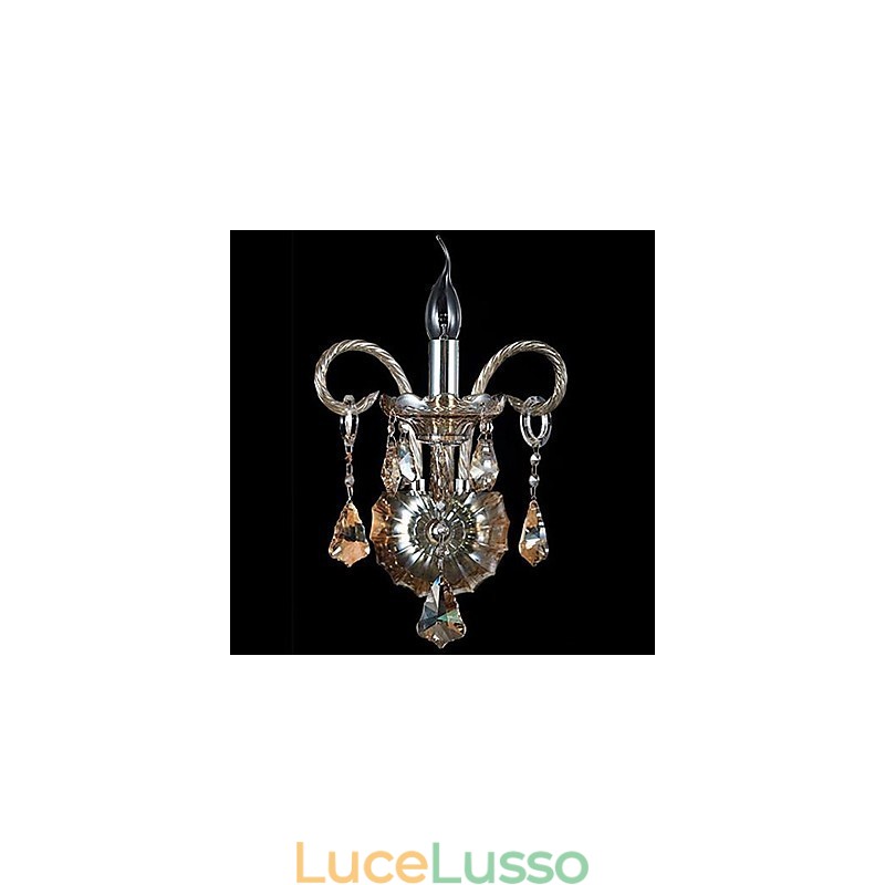 Applique da parete in cristallo moderno contemporaneo in cristallo