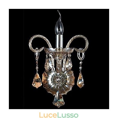 Applique da parete in cristallo moderno contemporaneo in cristallo