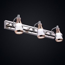 Illuminazione per il bagno moderna contemporanea in metallo