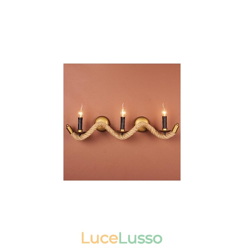 Applique da parete in stile mini Country Metal
