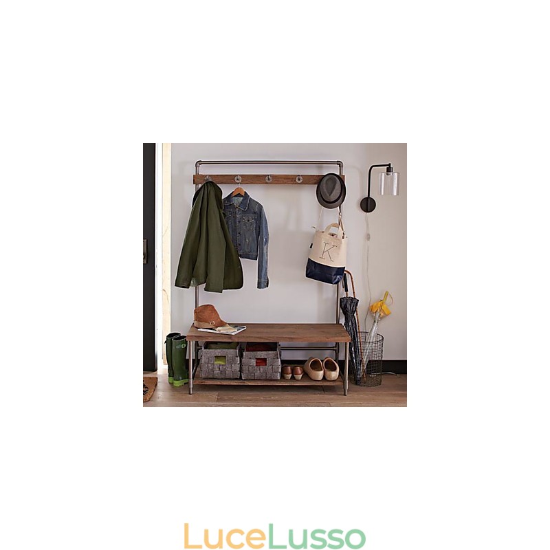 Applique moderna con paralume in vetro a tamburo