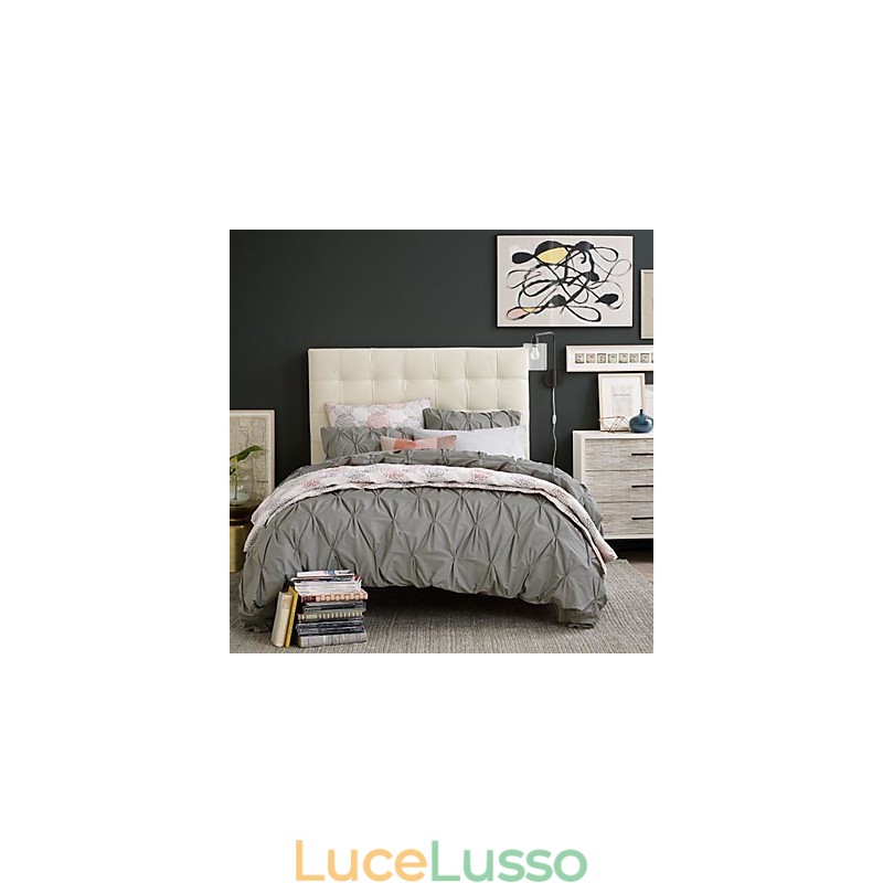 Applique moderna con paralume in vetro a tamburo