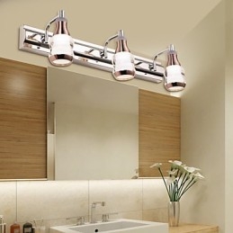 Applique da parete Illuminazione per il bagno Moderno Contemporaneo Metallo