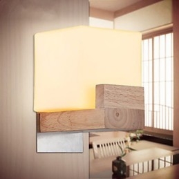 Applique da parete Mini Style Tradizionale Classico Legno Bambù