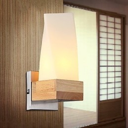 Applique da parete Mini Style Tradizionale Classico Legno Bambù