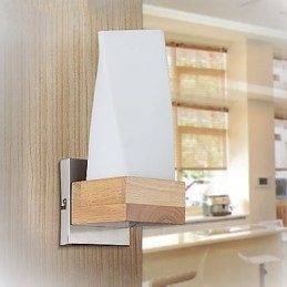Applique da parete Mini Style Tradizionale Classico Legno Bambù