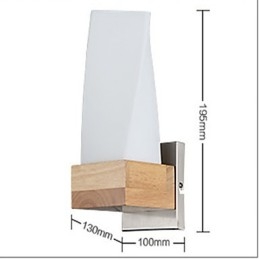 Applique da parete Mini Style Tradizionale Classico Legno Bambù