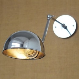 Applique da parete Lampade a sospensione Lampade da lettura da parete Mini Style Rustic Lodge Metallo