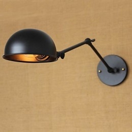 Applique da parete Lampade a sospensione Lampade da lettura da parete Mini Style Rustic Lodge Metallo