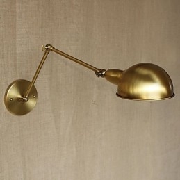 Applique da parete Lampade a sospensione Lampade da lettura da parete Mini Style Rustic Lodge Metallo