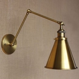 Applique da parete Lampade a sospensione Lampade da lettura da parete Mini Style Rustic Lodge Metallo