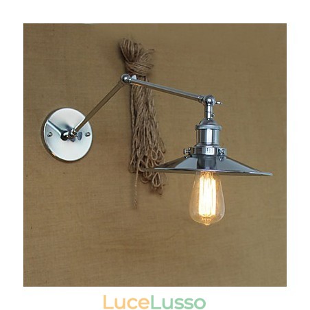 Applique da parete Lampade a sospensione Lampade da lettura da parete Mini Style Rustic Lodge Metallo Applique da parete Lampade a sospensione Lampade da lettura da parete Mini Style Rustic Lodge Metallo