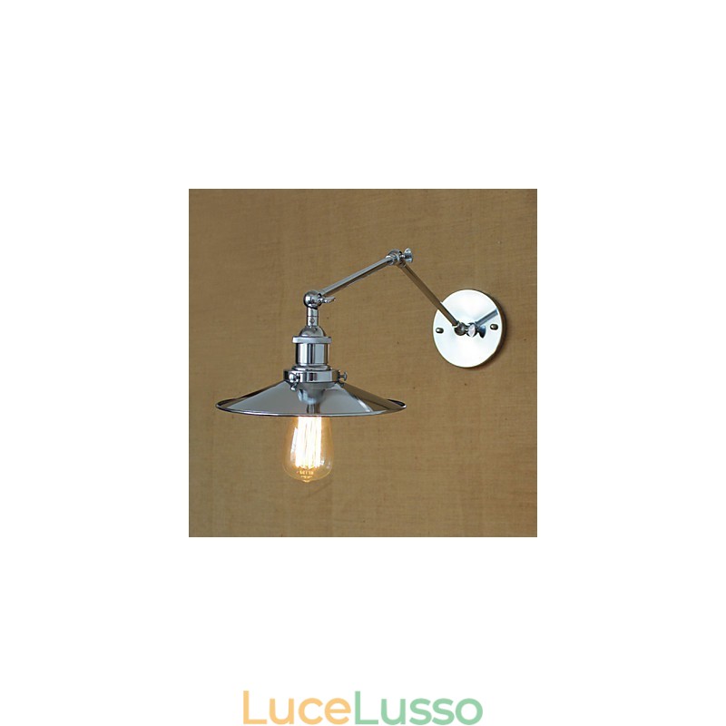 Applique da parete Lampade a sospensione Lampade da lettura da parete Mini Style Rustic Lodge Metallo