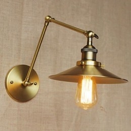 Applique da parete Lampade a sospensione Lampade da lettura da parete Mini Style Rustic Lodge Metallo