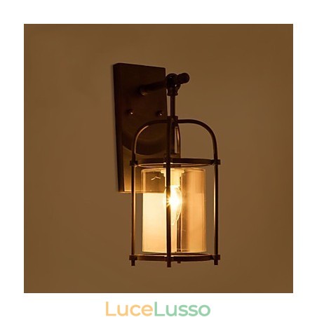 Lampade creative dall'aspetto industriale, lampade da parete in stile nordamericano con lampadina Edison Flute, luci decorative per bar all'interno Lampade creative dall'aspetto industriale, lampade da parete in stile nordamericano con lampadina Edison Flute, luci decorative per bar all'interno
