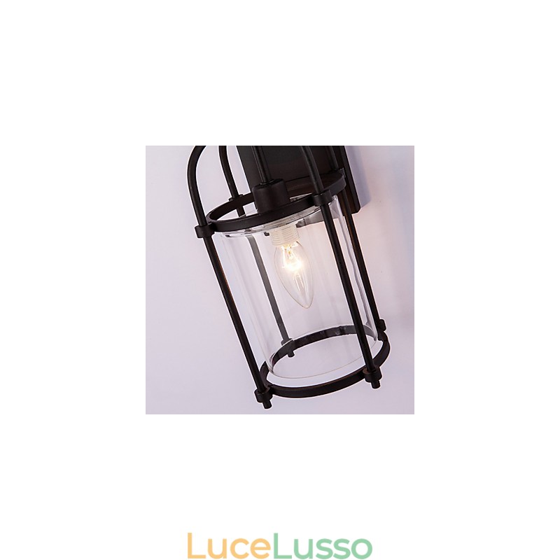 Lampade creative dall'aspetto industriale, lampade da parete in stile nordamericano con lampadina Edison Flute, luci decorative per bar all'interno