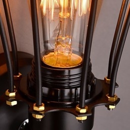 Applique da parete in metallo stile lusso 1 luce
