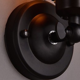 Applique da parete in metallo stile lusso 1 luce