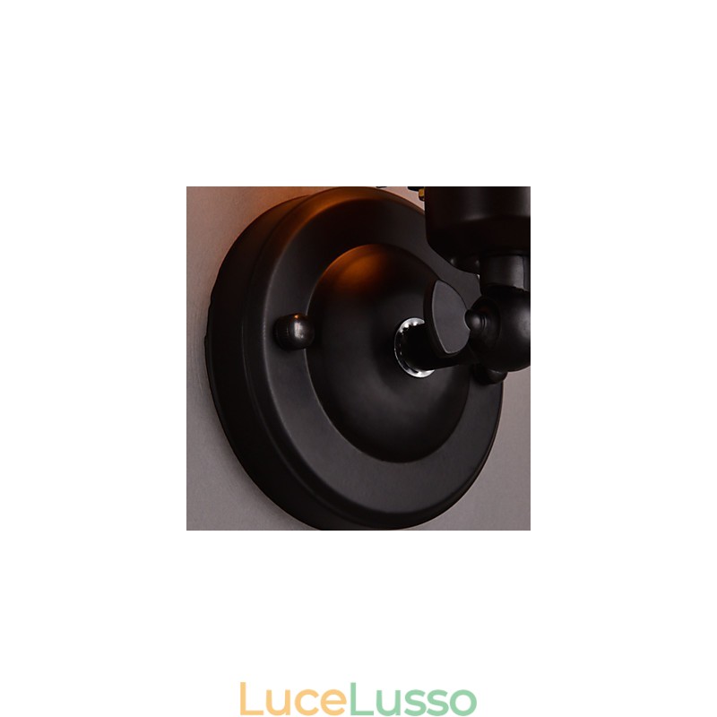 Applique da parete in metallo stile lusso 1 luce