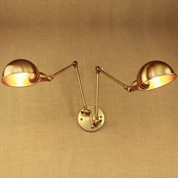 Il nuovo bronzo nostalgico moderno rurale campagna corridoio soggiorno caldo leggero testa lungo braccio di ferro muro