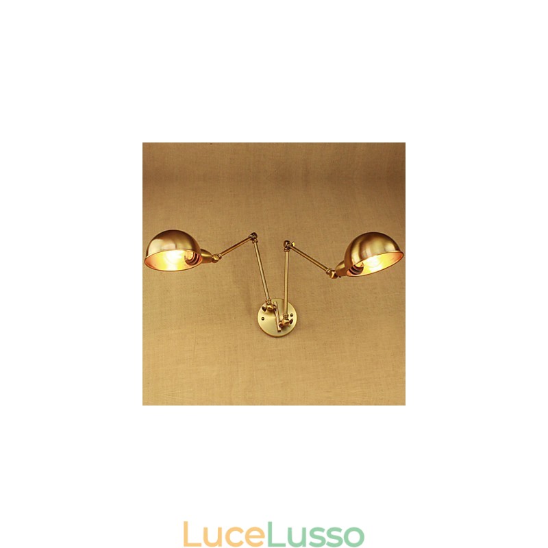 Il nuovo bronzo nostalgico moderno rurale campagna corridoio soggiorno caldo leggero testa lungo braccio di ferro muro