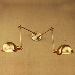 Il nuovo bronzo nostalgico moderno rurale campagna corridoio soggiorno caldo leggero testa lungo braccio di ferro muro
