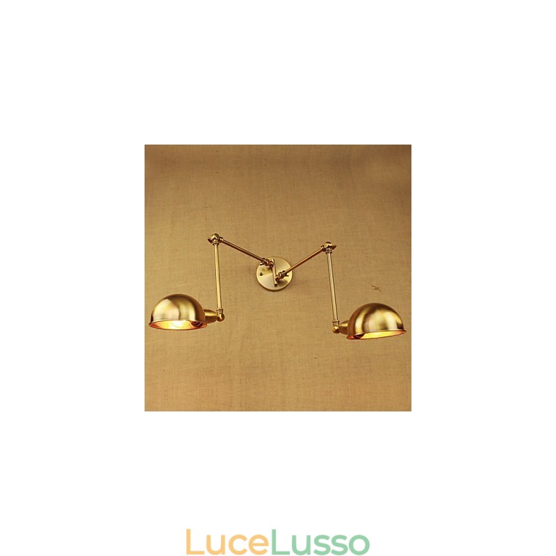 Il nuovo bronzo nostalgico moderno rurale campagna corridoio soggiorno caldo leggero testa lungo braccio di ferro muro