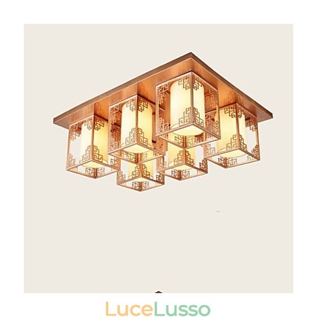Un'atmosfera di illuminazione del soffitto in ferro delle lampade in stile cinese Un'atmosfera di illuminazione del soffitto in ferro delle lampade in stile cinese