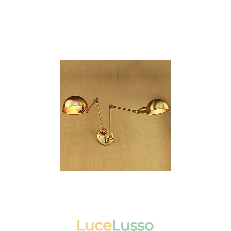 Il nuovo bronzo nostalgico moderno rurale campagna corridoio soggiorno caldo leggero testa lungo braccio di ferro muro