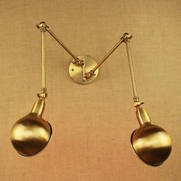 Il nuovo bronzo nostalgico moderno rurale campagna corridoio soggiorno caldo leggero testa lungo braccio di ferro muro