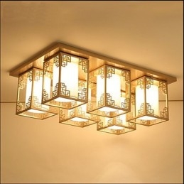 Un'atmosfera di illuminazione del soffitto in ferro delle lampade in stile cinese