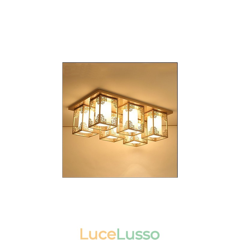 Un'atmosfera di illuminazione del soffitto in ferro delle lampade in stile cinese
