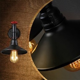 Mini Applique 1 Luce Concise Crema Ferro