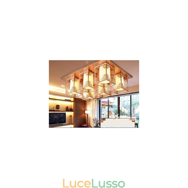 Un'atmosfera di illuminazione del soffitto in ferro delle lampade in stile cinese