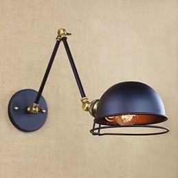 Applique da parete Lampade a sospensione Lampade da lettura da parete Mini Style Rustic Lodge Metallo