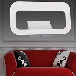 Applique da parete a filo moderne contemporanee in metallo