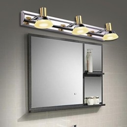 Illuminazione per il bagno moderna contemporanea in metallo